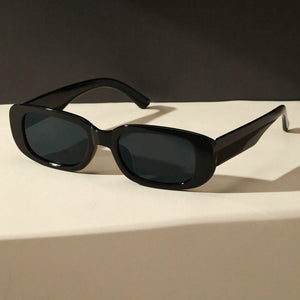 Trendy Small Rectangle Sunglasses - UV400 Protection