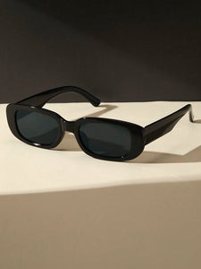 Trendy Small Rectangle Sunglasses - UV400 Protection