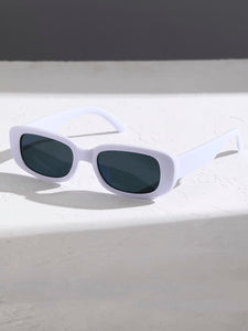 Trendy Small Rectangle Sunglasses - UV400 Protection