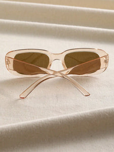 Trendy Small Rectangle Sunglasses - UV400 Protection