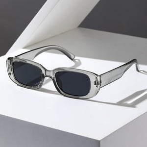 Trendy Small Rectangle Sunglasses - UV400 Protection