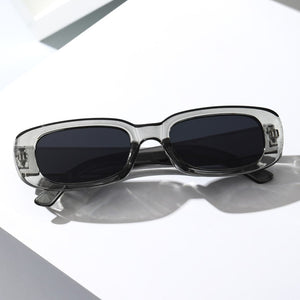 Trendy Small Rectangle Sunglasses - UV400 Protection