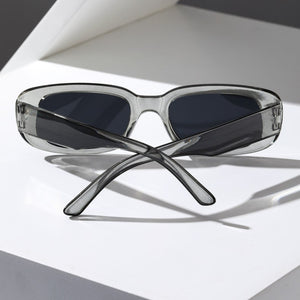 Trendy Small Rectangle Sunglasses - UV400 Protection