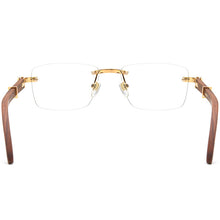 Load image into Gallery viewer, New Redwood Temple Rimless Optical Glasses Frame
