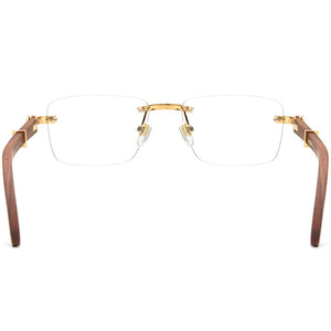 Redwood Temple Rimless Optical Glasses