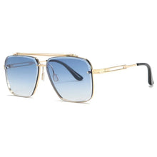 Load image into Gallery viewer, Square Pilot Style Rivets Sunglasses
