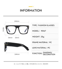 Load image into Gallery viewer, Vintage Square Anti Blue Light Eyeglasses
