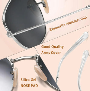 Fashion Round UV400 Coating Sun Glasses