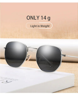 Fashion Round UV400 Coating Sun Glasses