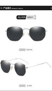 Fashion Round UV400 Coating Sun Glasses