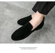 Load image into Gallery viewer, Designer Men&#39;s Loafers Shoes Luxury Moccasin Suede Shoes
