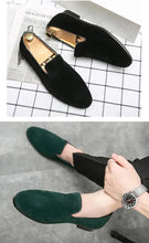 Load image into Gallery viewer, Designer Men&#39;s Loafers Shoes Luxury Moccasin Suede Shoes
