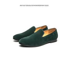 Load image into Gallery viewer, Designer Men&#39;s Loafers Shoes Luxury Moccasin Suede Shoes
