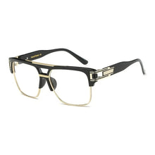 Load image into Gallery viewer, Geometric Oversize Black Eyeglasses
