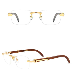 Redwood Temple Rimless Optical Glasses