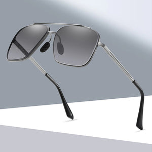 Square Pilot Style Rivets Sunglasses