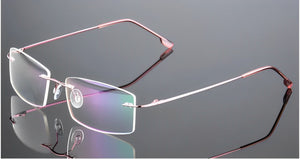 Ultra-light Titanium myopia glasses