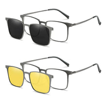 Load image into Gallery viewer, Magnet Clip Polarized Sunglasses For Men One Glasses
