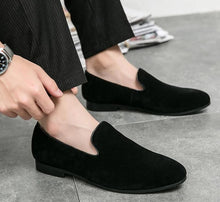 Load image into Gallery viewer, Designer Men&#39;s Loafers Shoes Luxury Moccasin Suede Shoes
