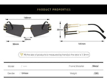 Load image into Gallery viewer, Geometric Cool Punk Inspired Sunglasses
