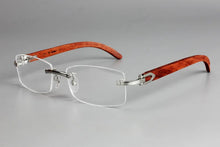 Load image into Gallery viewer, Wooden Rimless Eyeglass Frame
