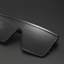 Load image into Gallery viewer, Flat top black sunglasses
