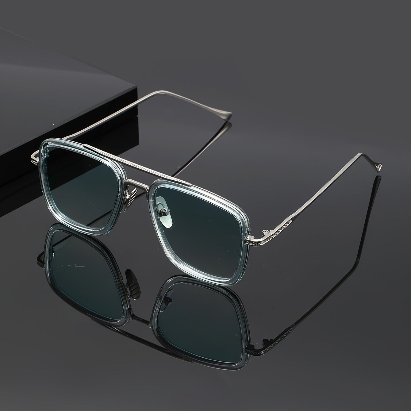 Double Bridge Retro Fashion Glasses