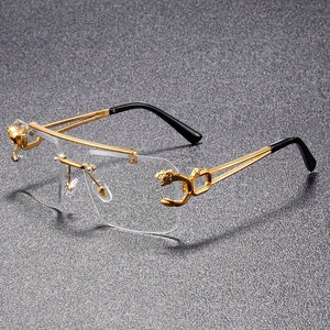 Fashion Rimless Square Sunglasses