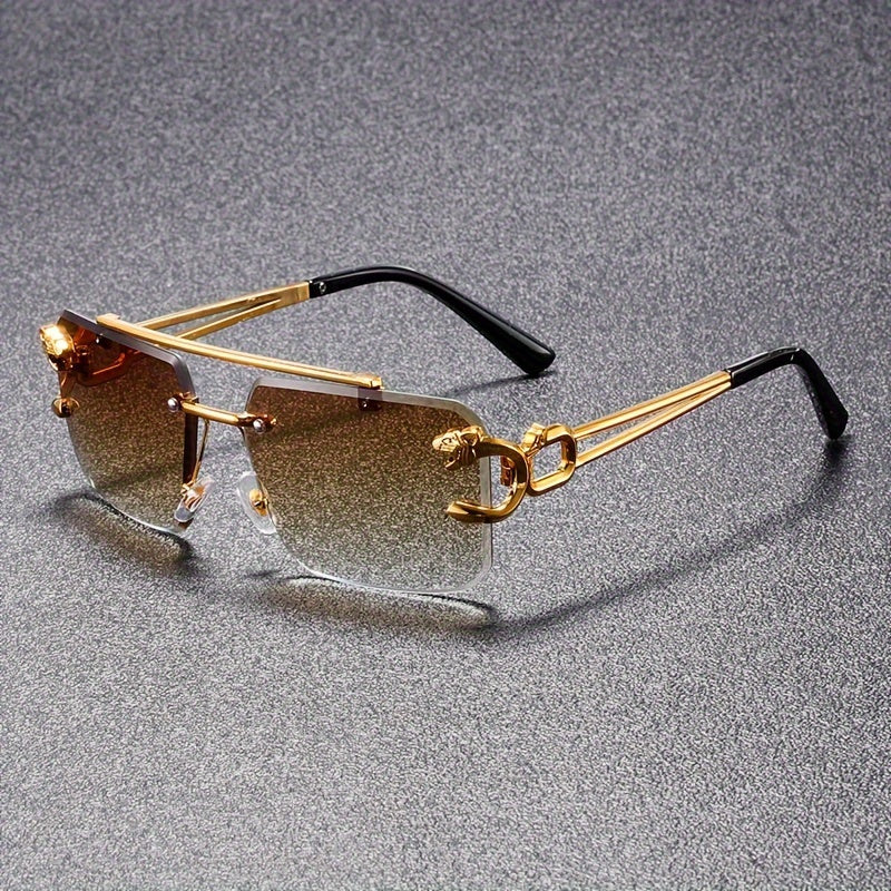 Fashion Rimless Square Sunglasses