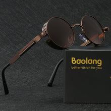 Load image into Gallery viewer, Retro steampunk vintage sunglasses
