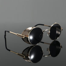 Load image into Gallery viewer, Vintage steampunk Flip Sunglasses
