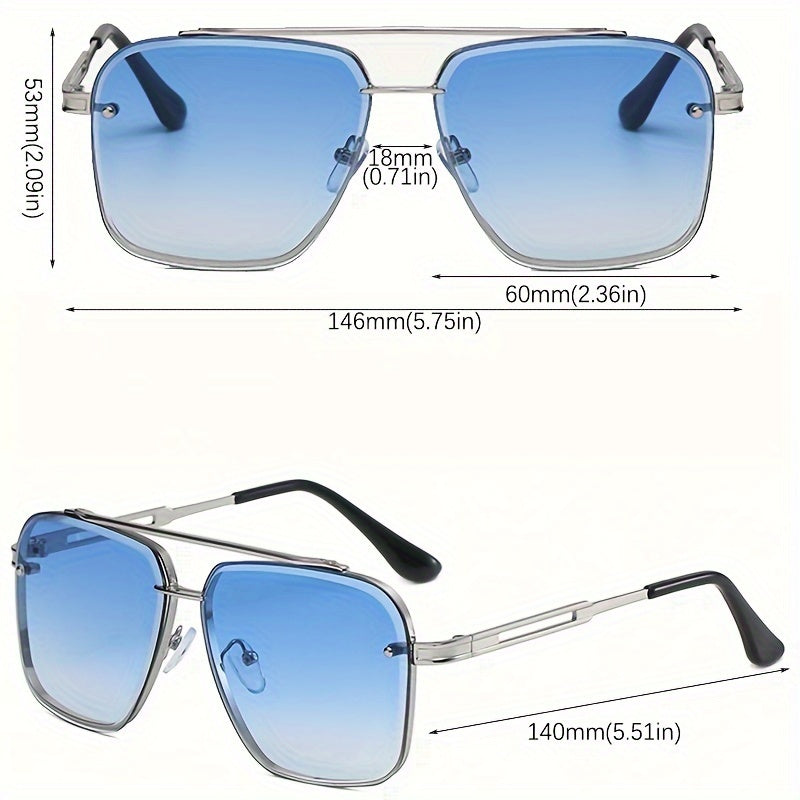 Men's Pilot-Style fashion glasses