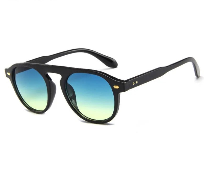 Jack Marc Retro Oval Round  Vintage Elegant Sunglasses Men Women