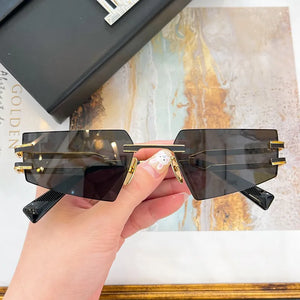 Geometric Cool Punk Inspired Sunglasses