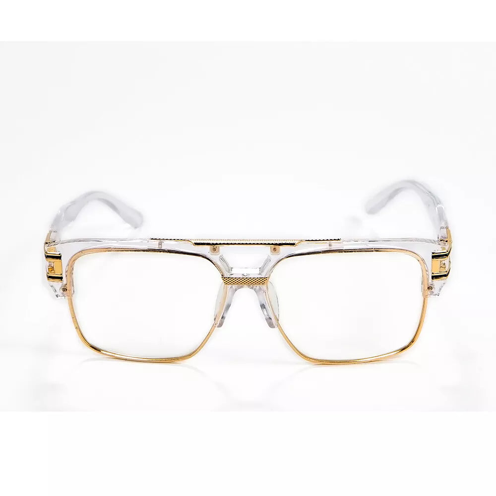 Geometric Oversize Eyeglasses