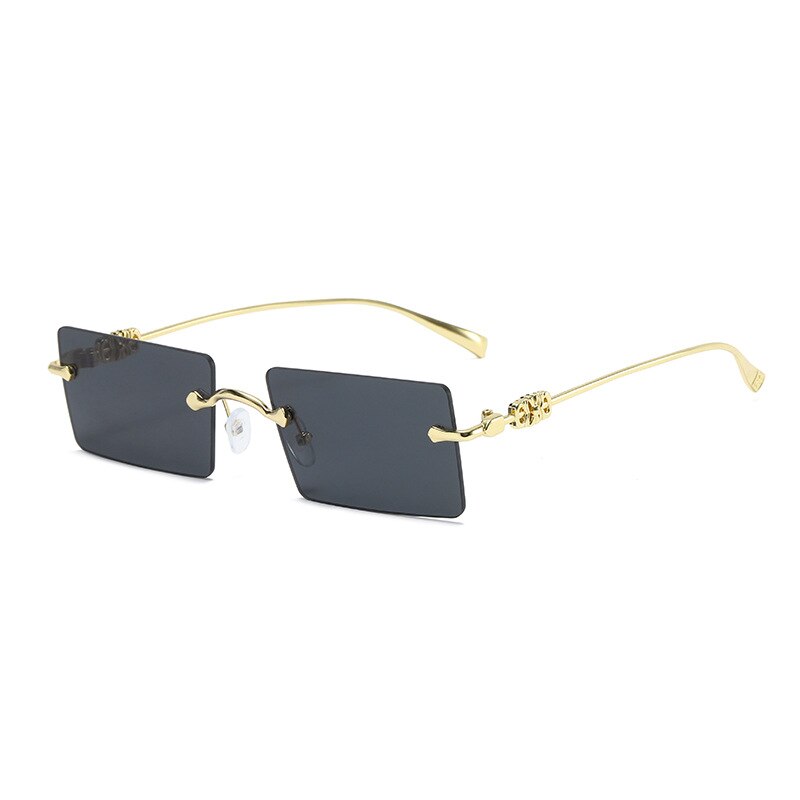 Buy New Men's Rectangle Lenses Rimless Fashion Sunglasses-Jack Marc
