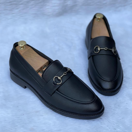 New Buckle Moccasins High Quality Wrinkle Free Faux Leather with Durable Sole Quality-Jack marc