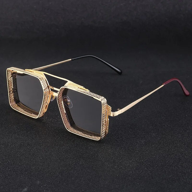 Jack Marc Unisex Fashion Square Sunglasses