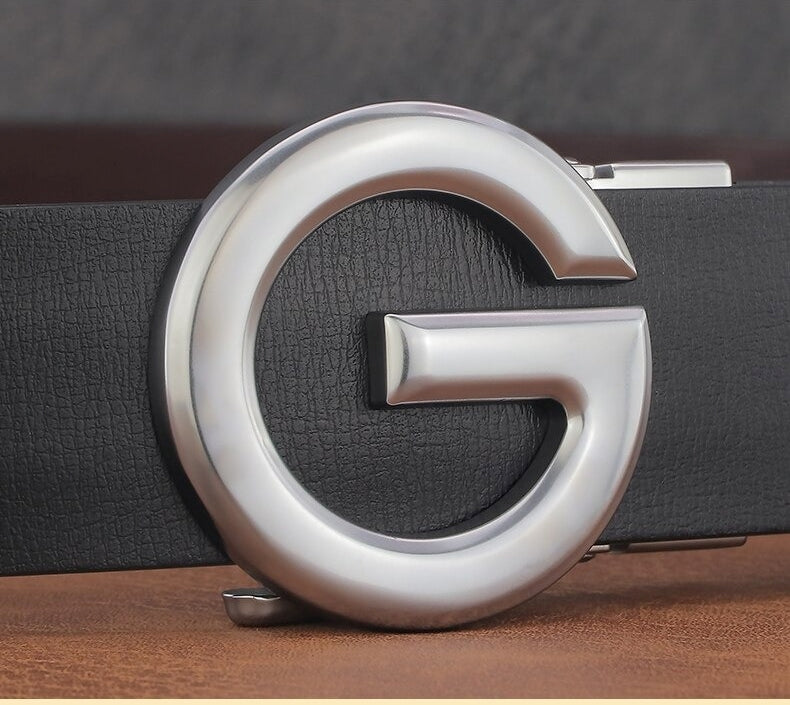 Buy G Buckle Luxury Designer Genuine Leather Belt For Men-Jackmarc.com