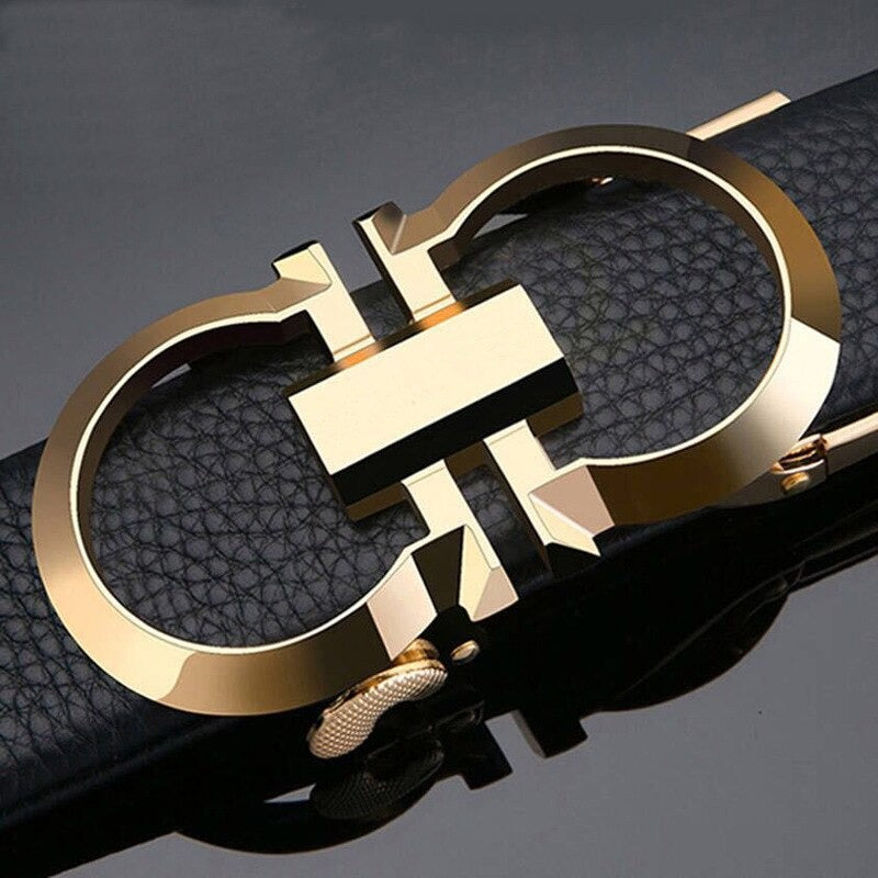 Buy Designer GG Buckle Leather Belt For Men-jackmarc.com