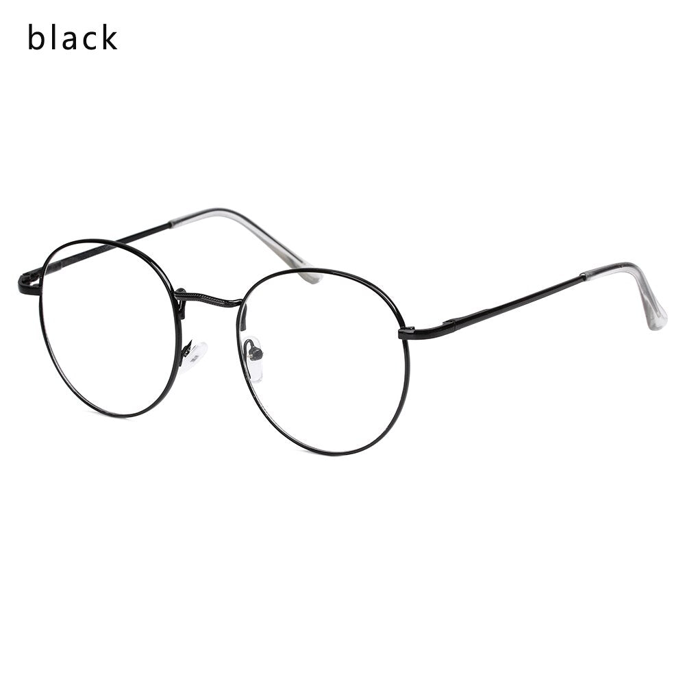 New Fashion Eyeglasses Round Metal Frame Reading Glasses Eyewear Vintage Women Men - JACKMARC