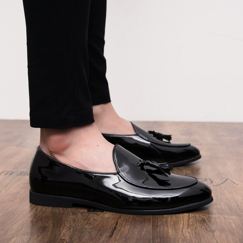 Buy New Fashion Gentleman Handmade Tassel Loafers Business Shoes Men-JackMarc