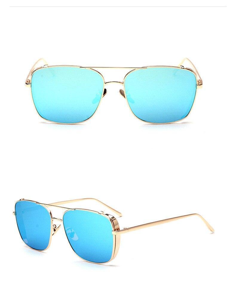 Stylish Celebrity Square Metal Sunglasses For Men And Women -JackMarc