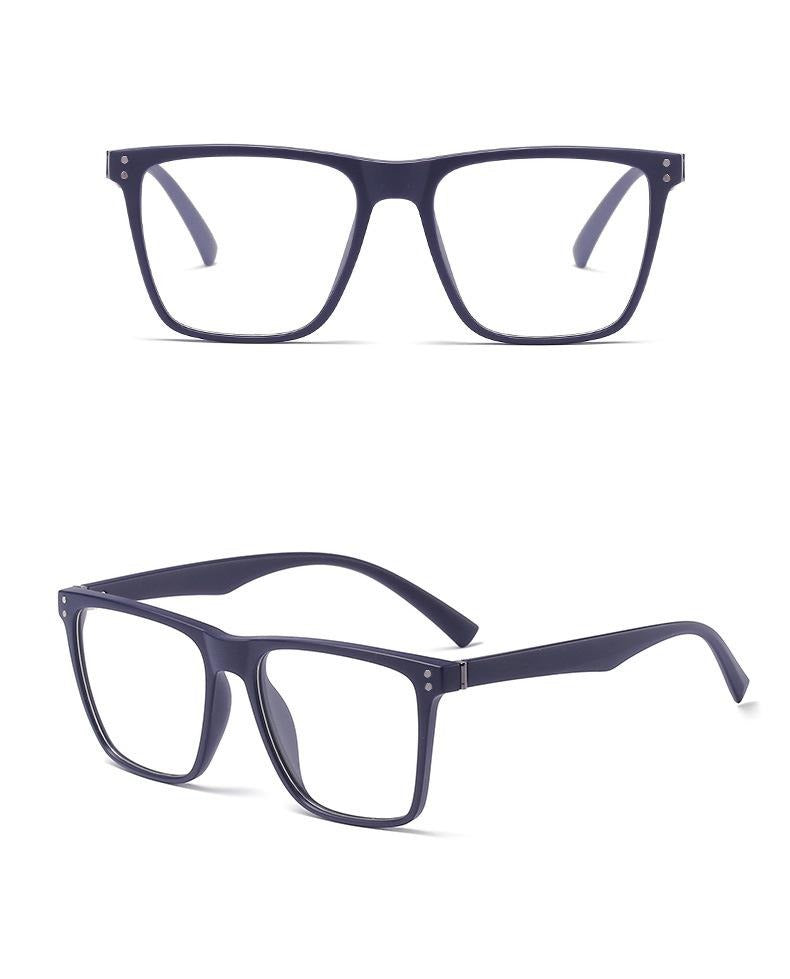 Oversized Square Frame Eyeglasses For Men - JACKMARC
