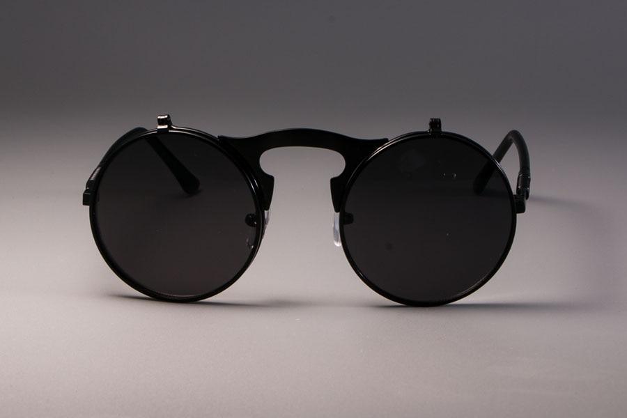 Vintage Round Flip Up Sunglasses For Men And Women-JackMarc