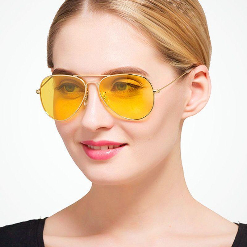 Yellow Candy Night Vision Aviator Sunglasses For Men And Women-JackMarc