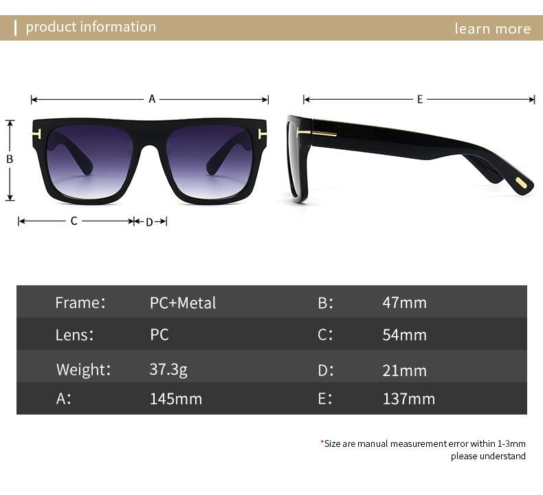 Buy Trendy High Quality Retro Oversize Anti Glare Sunglasses Sun Shield Luxury Glasses For Men And Women-Jackmarc.com