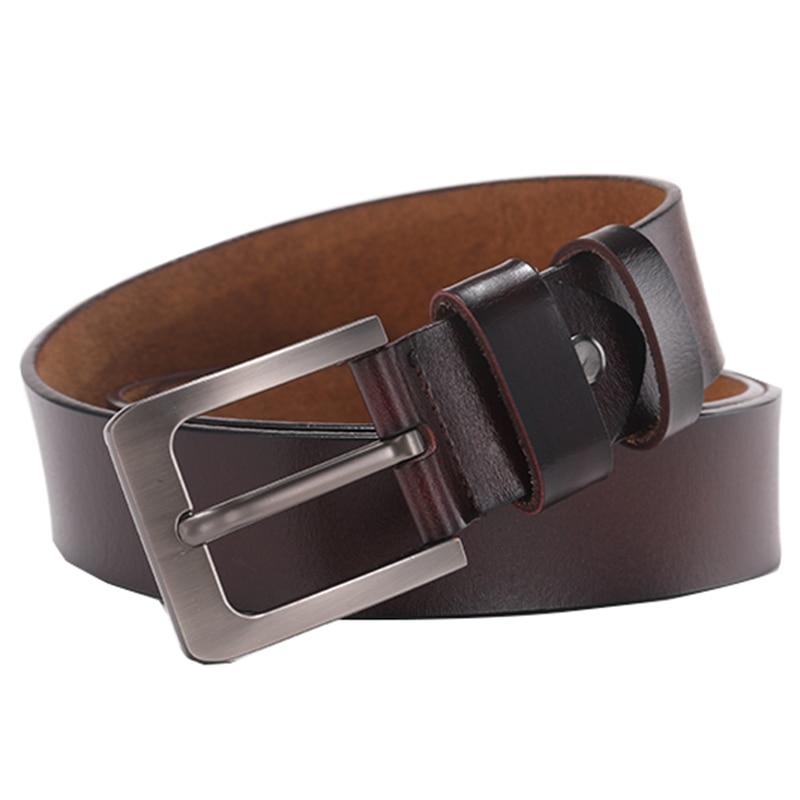 Stylish Genuine Leather Men's Leisure Belt Retro Pin Buckle Formal and Casual Wear- JACKMARC