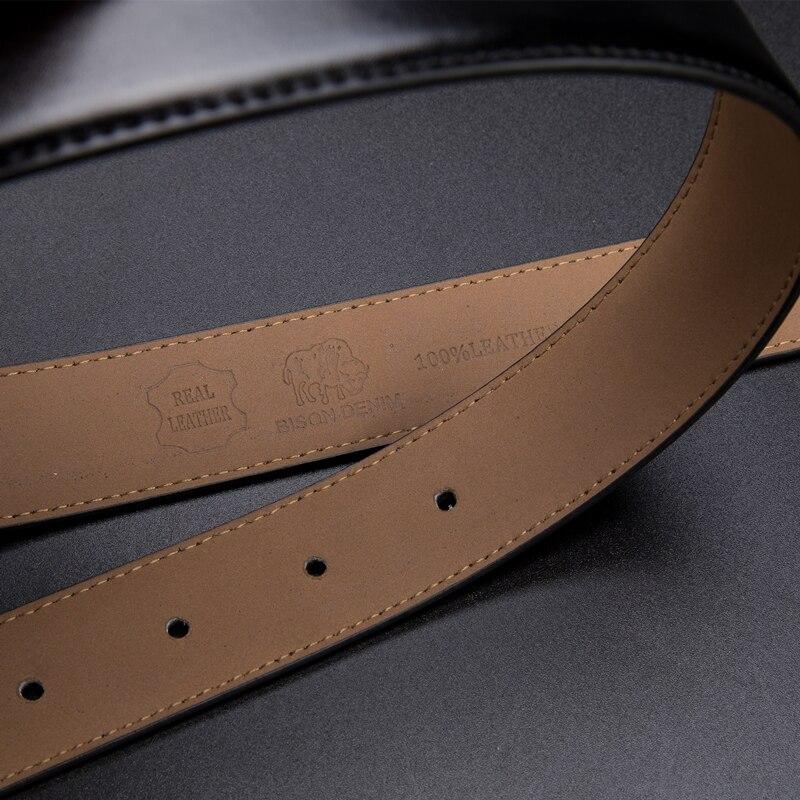 Classic Genuine Leather Strap Belt For Men-JACK MARC