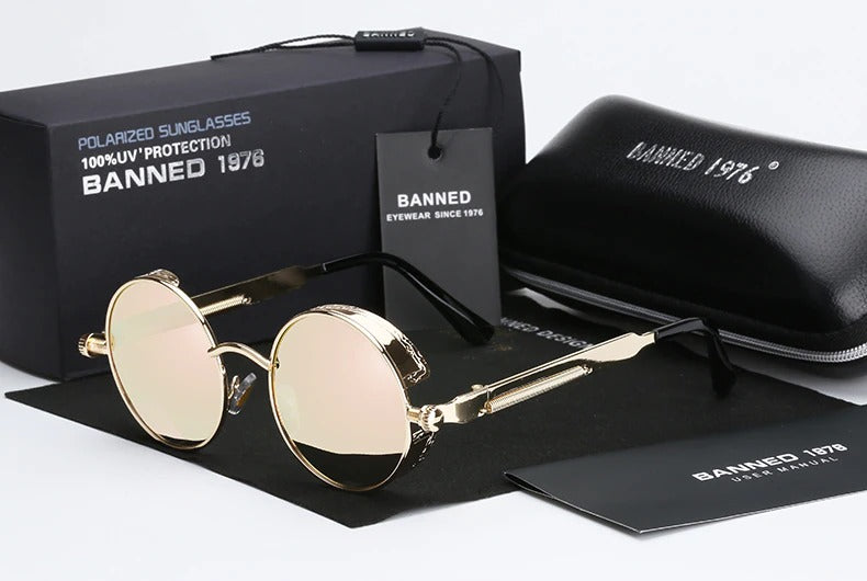 Buy Round Metal Sunglasses For Men And Women-Jackmarc